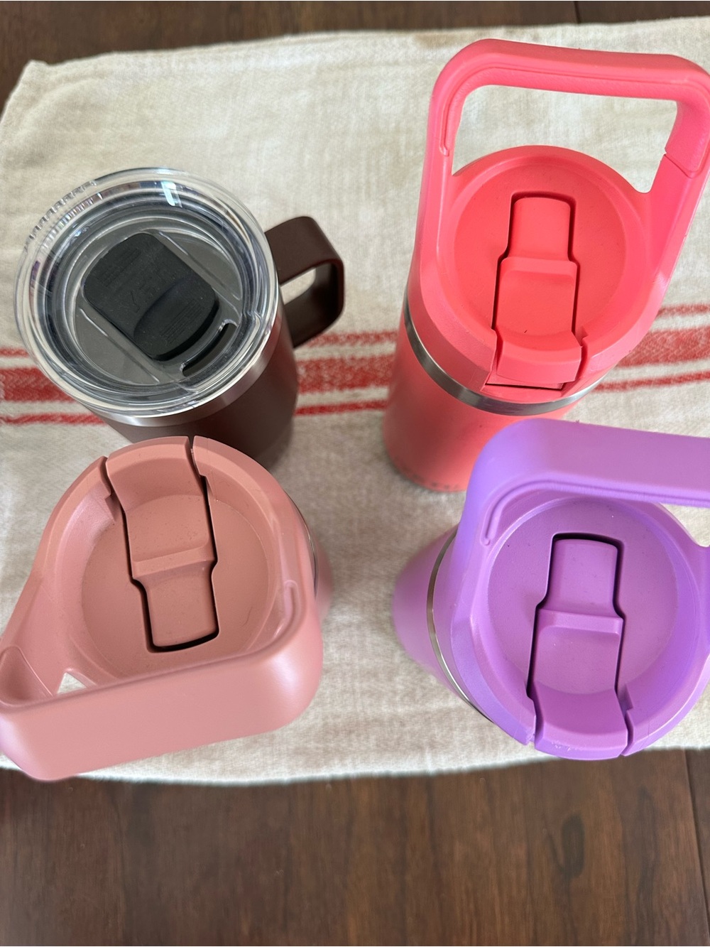 Yeti Drinkware Set in Brown, Dusty Pink, Hot Pink & Purple - Picture 3 of 16